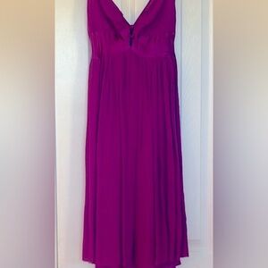 Elegant Purple Spaghetti Strap Dress